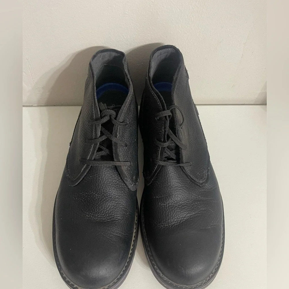Clarks Black Leather Chukka Boots‎ for Men Size 11